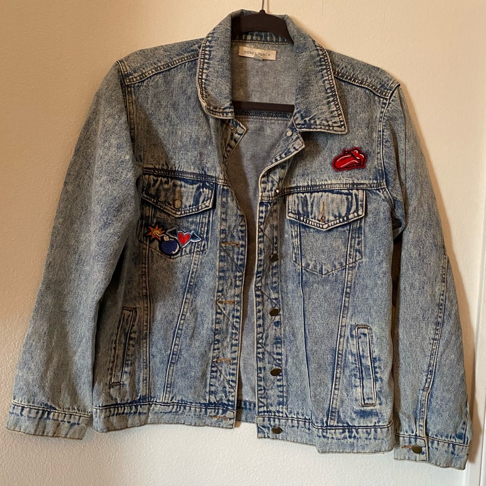 DENIM PATCH ‘SOUL’ JACKET